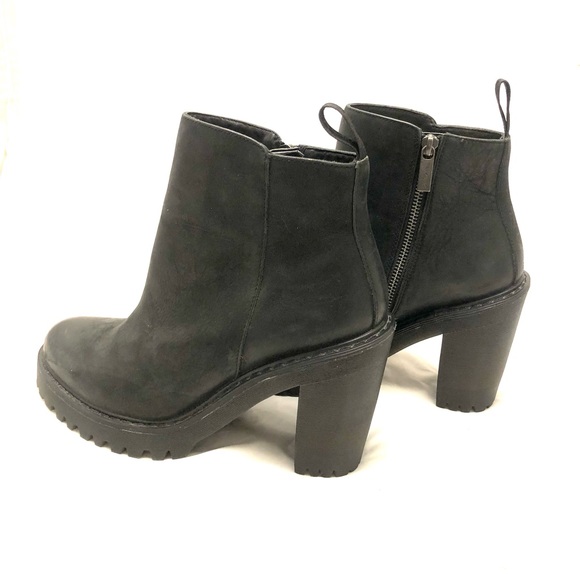 Dr. Martens Magdalena High Heel Ankle Chunky Platform zip Boots sz 10 - Picture 2 of 14